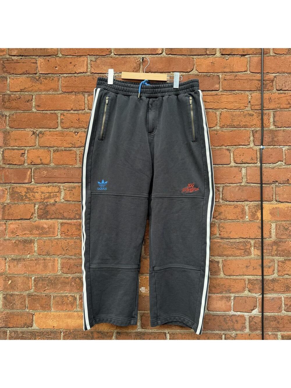 adidas 100 thieves track pants L